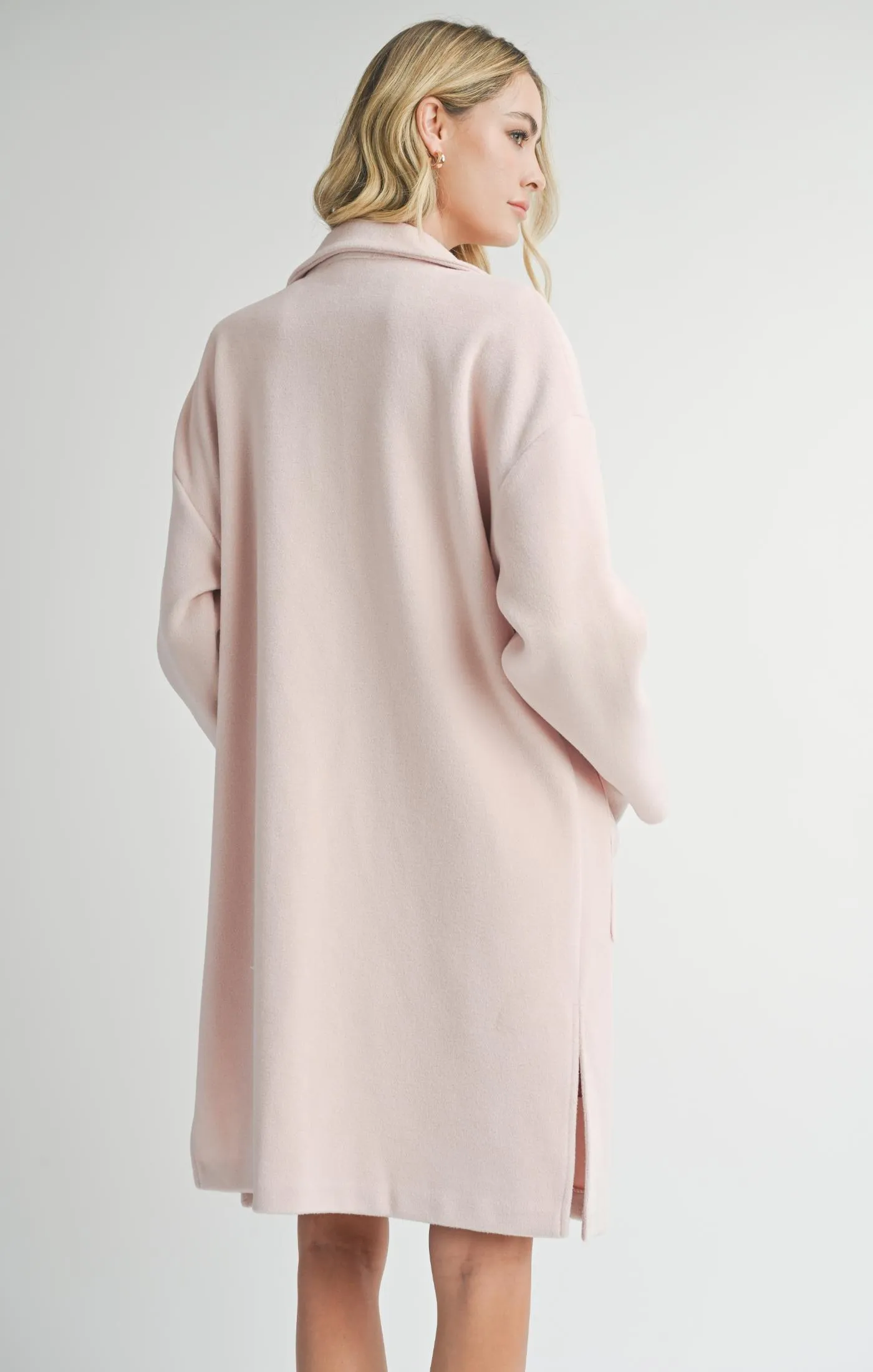 Hayley Open Coat - Light Pink